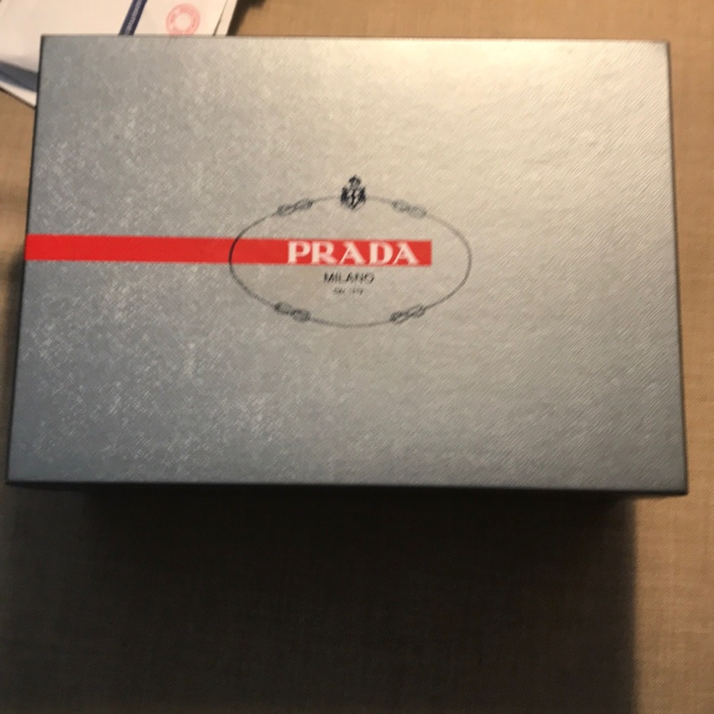 Prada Fabric and Leather Sneakers